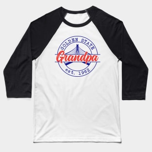 Golden State Grandpa (blue) Baseball T-Shirt